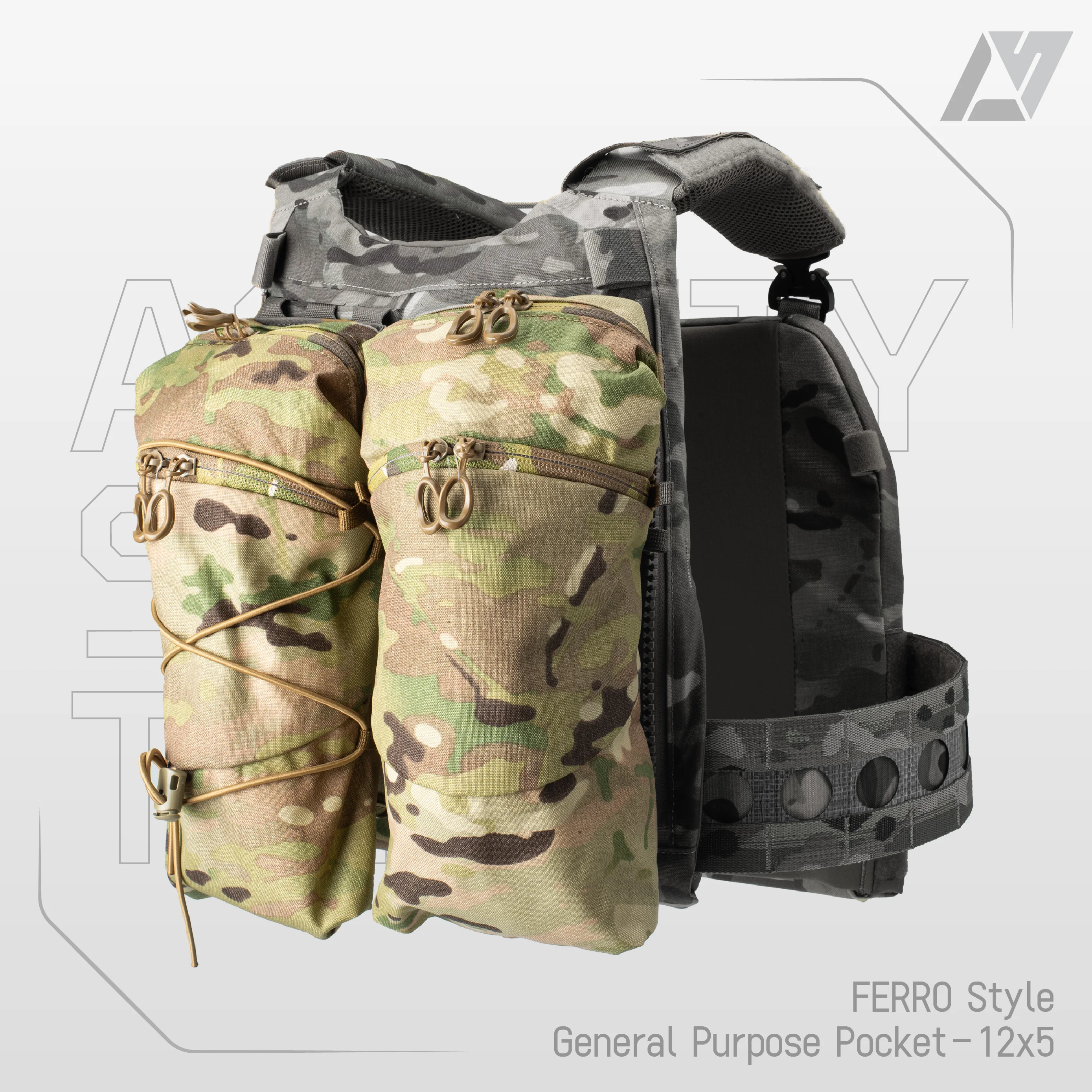 

FERRO style GP Pouch 12x5 Вертикальная сумка для хранения разных вещей