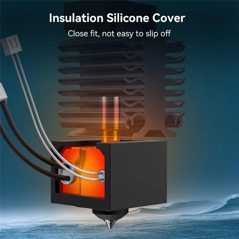 

Превосходный-для Ender-3 V3 SE Hotend с заменой сопла 0,4/0,6 мм, комплект Hotend для 3D-принтера, высокоскоростной нагревательный блок