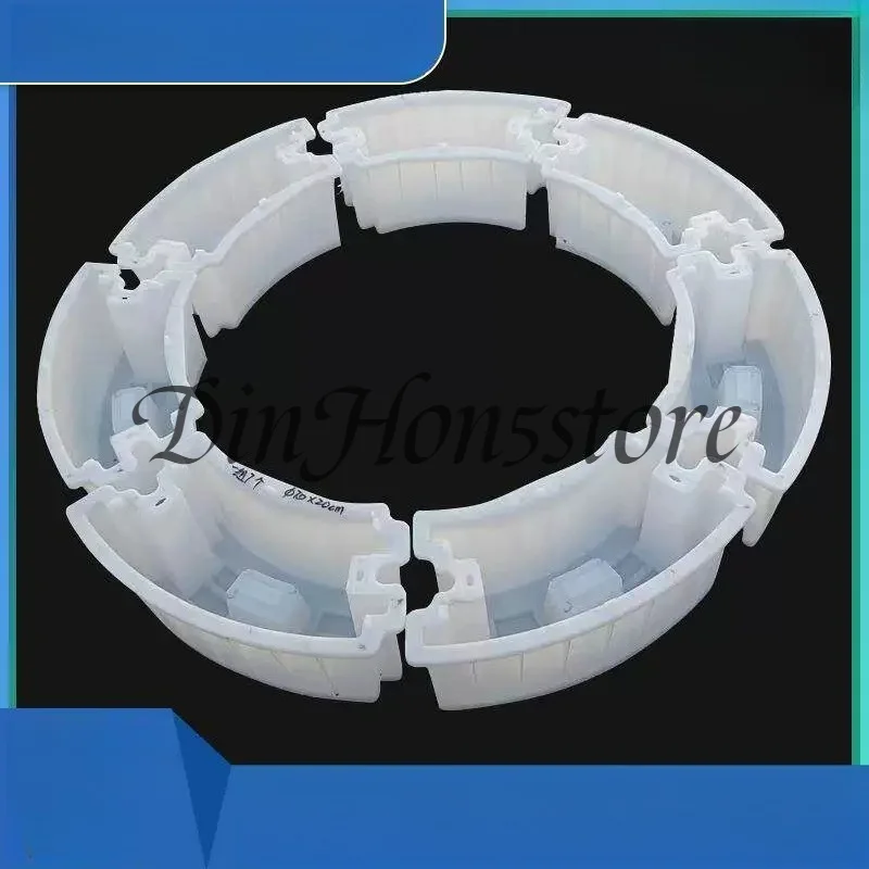 Reusable Fence Concrete Mold Wall Block Mould Plastic DIY Casting Stone Maker for Garden Courtyard Park Walkway Decoration