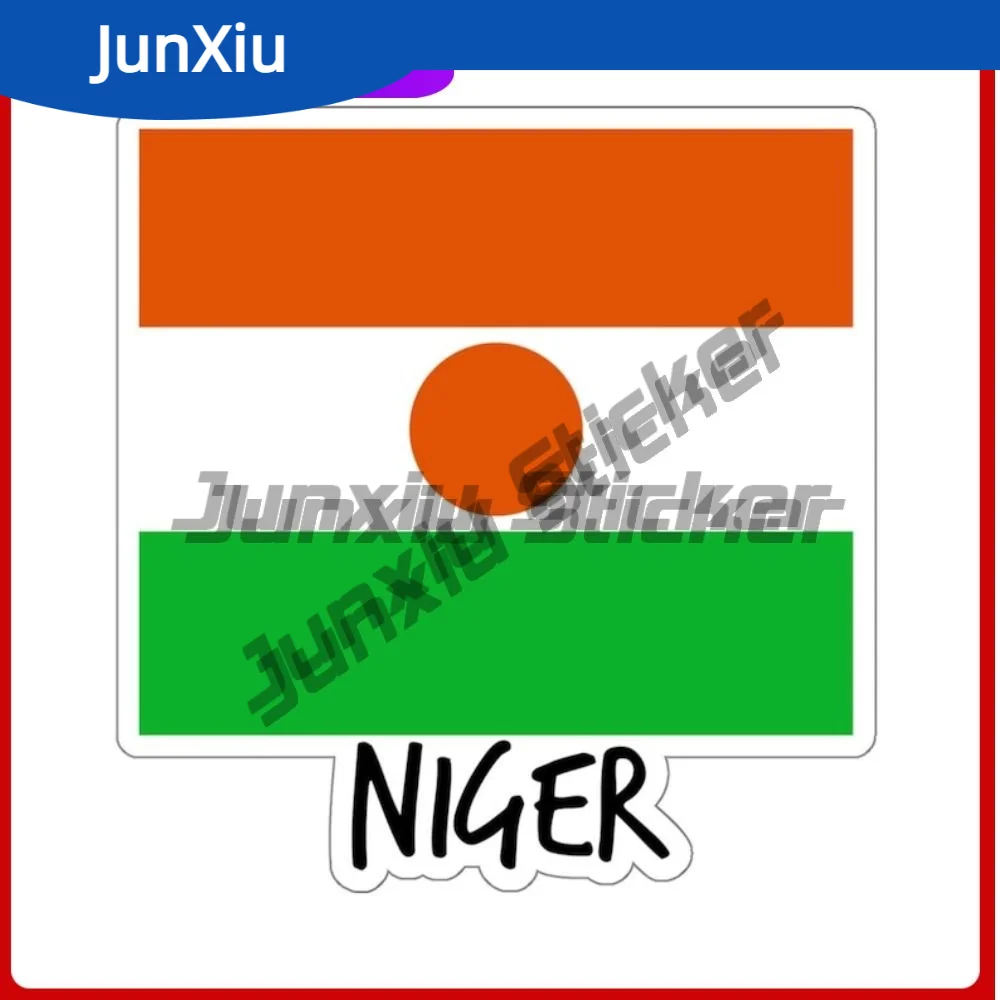 

Personality Nigeria Flag Travel Stickers African National Pride Sunscreen Scratch-proof Exterior Accessory For Car Bumper Motor