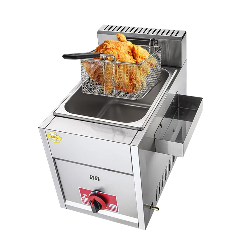 

Commercial Kitchen Equipment Kfc Chicken Deep Fryer Cooker Machine Stainless Steel Fried With Basket Automatically