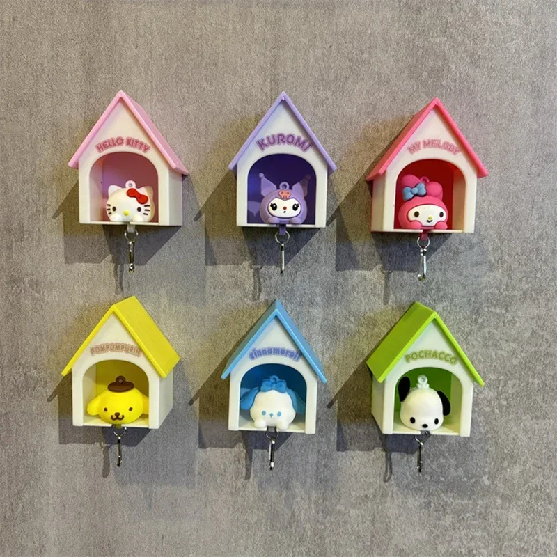 New Hello Kitty Keychain Hanger Anime Peripheral Unique Originality Key Pendant Kawaii Anti Lost Key Hook Home Decorations