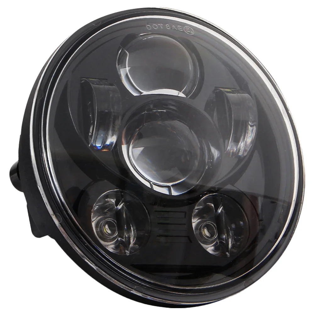 

1Pcs Motorcycle Headlight 5.75 Inch 6 Lamp Beads Round Angel Eye Aluminum Headlamp IP67 Waterproof Long Life Motorcycle