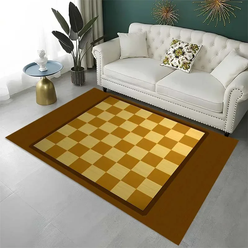 

Chess carpet living room bedroom housewares garden lawn mat baby mat bathroom accessories kitchen non-slip carpet birthday gift