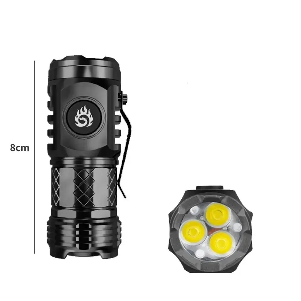 Mini Flashlight Thumb Flashlight Handheld Flashlight Led Flashlight Small Flashlight Super Strong Illumination Flashlight
