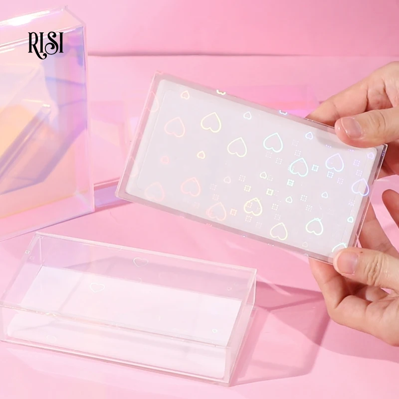 Free New Discoloration Eyelashes Glue Pallet Holders Lash Tile Storage Box Eyelash Extension Box Organizer Eyelash Storage Box