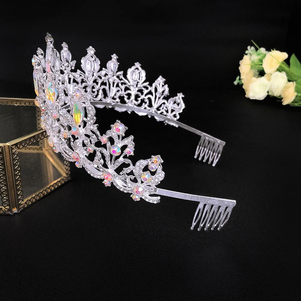 

Crystal Headwear Golden Rhinestone Bridal Tiara For Wedding Party Prom Anniversary Celebration Hair Accessory Women Headdress