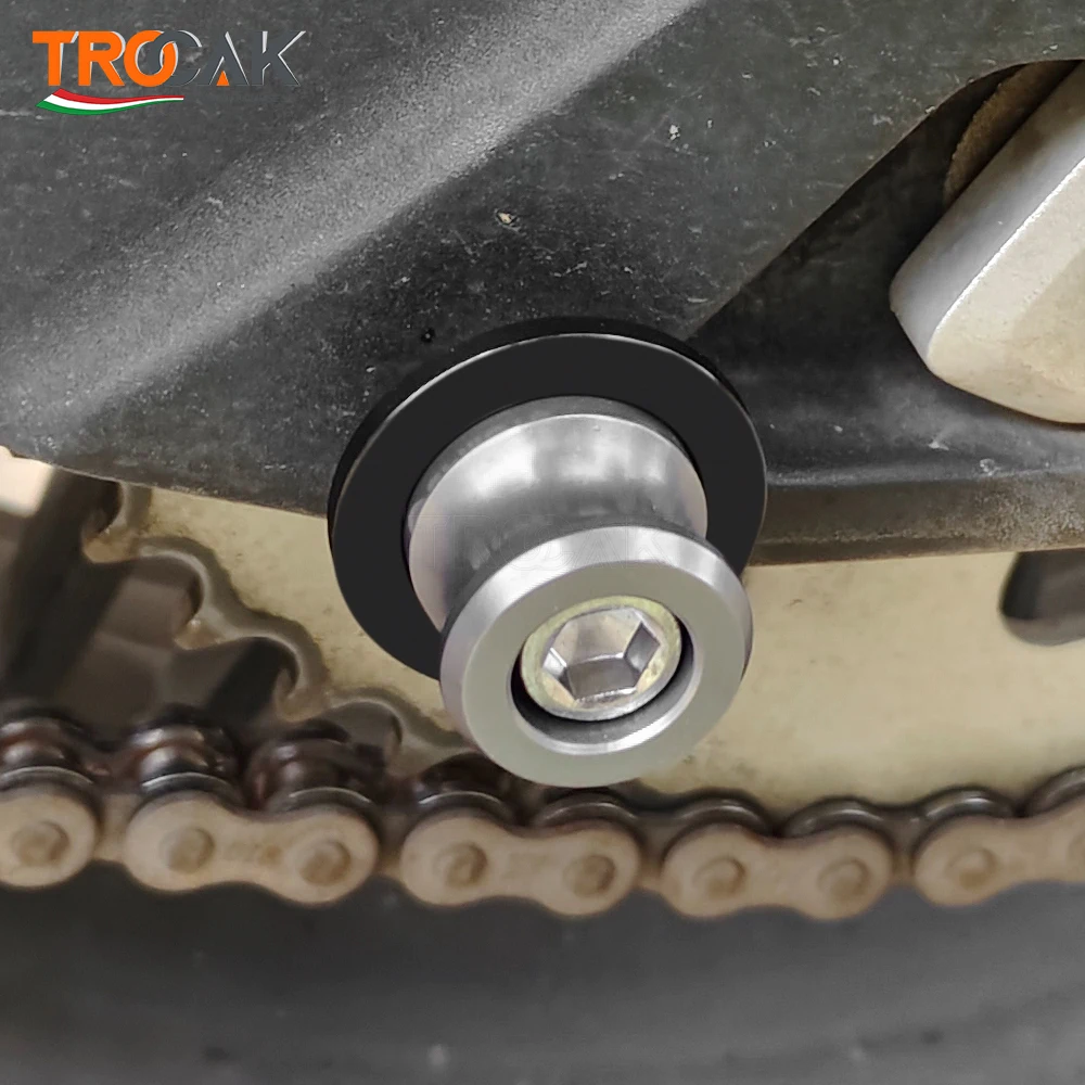 1 Paar 8MM CNC-Schwingenarm-Spulen-Slider-Ständerschrauben für Triumph Speed 400 Scrambler 400X 2023-2026 Motorräder