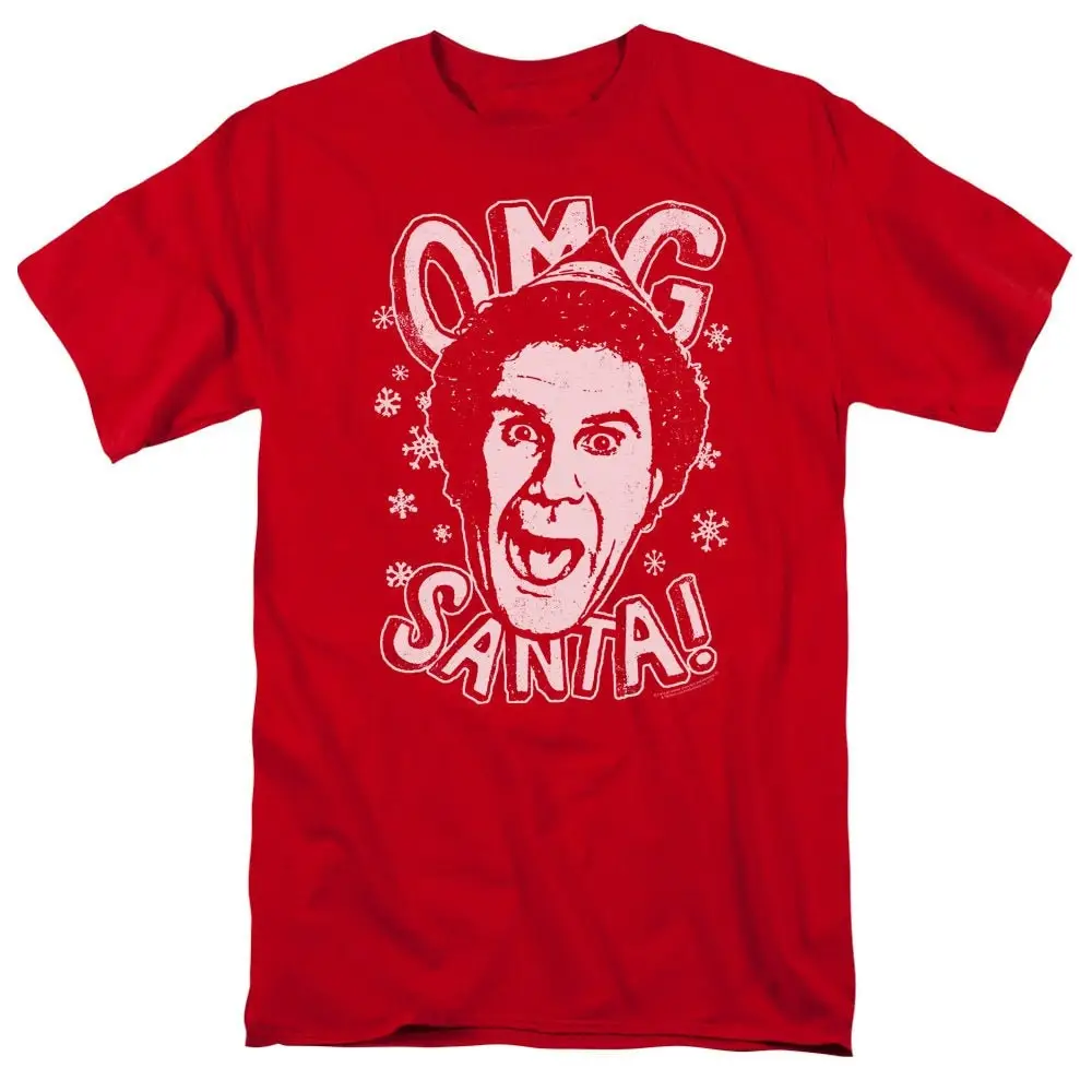 Elf OMG Santa Red T Shirt