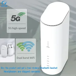 Wifi6 CPE 5G Router 1800Mbps 2.4G+5G Dual Band Modem Router Wifi Repeater with SIM Card Slot Gigabit LAN Wireless Hotsport