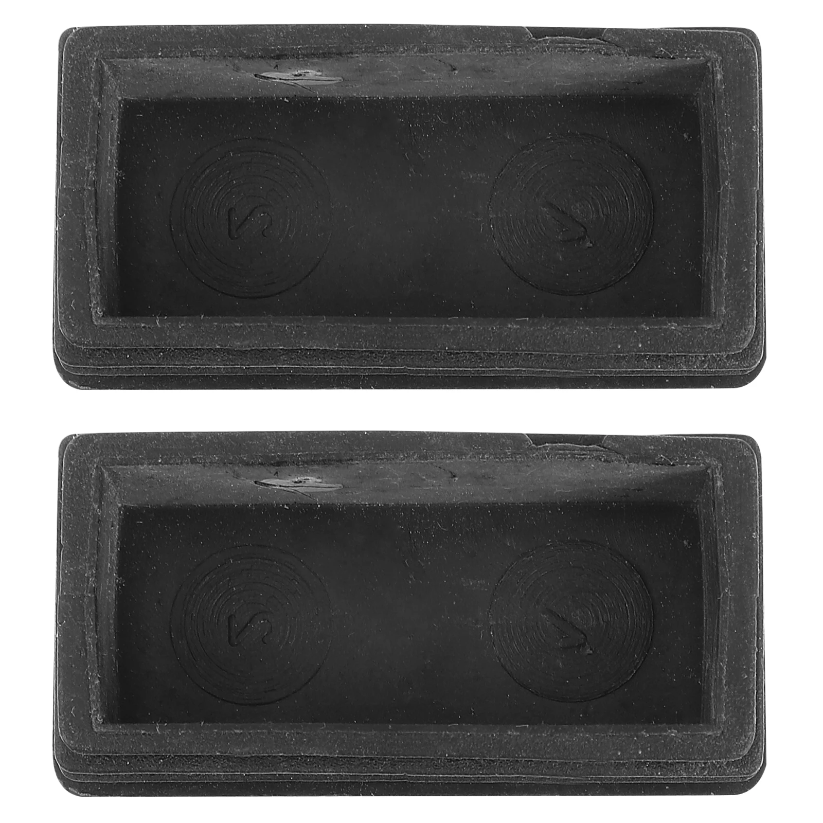 

2 pcs Foot Pads Protective Covers Non-Slip Home Feet Mats Folding Ladder Leg Covers Wear-Resistant Durable Easy Install Light