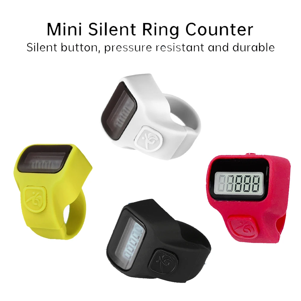 LED Digital Hand Counter Electronic Finger Clicker Electronic Counting Convenient Tool People Flow Counter Easy To Use Counter