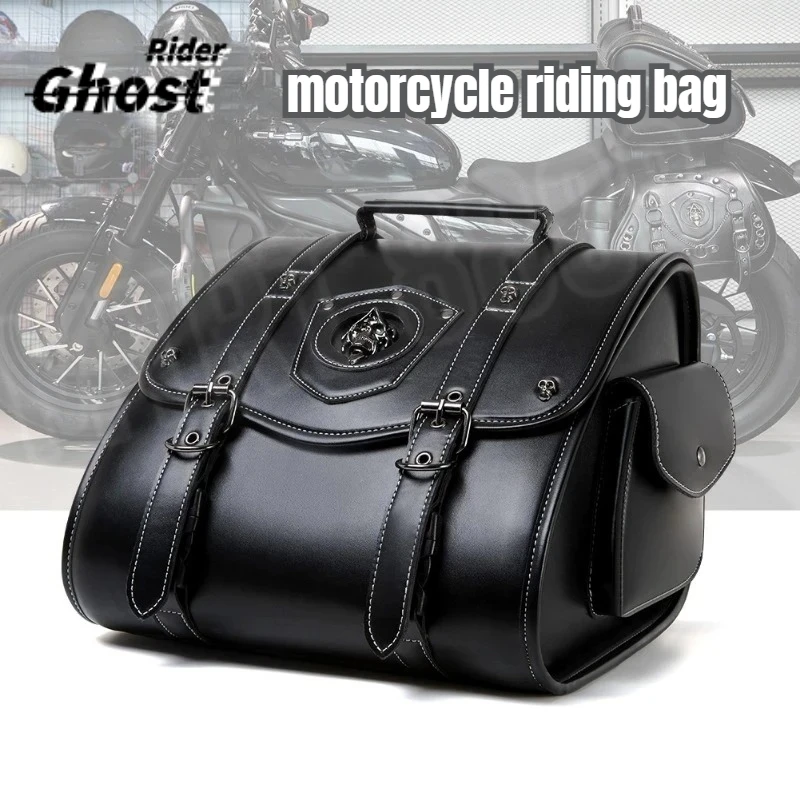 

Motorcycle Charter Side Bag for Harley Electric Vehicle Tool Bag Rider Equipment Modification Charter Front and Tail Bag
