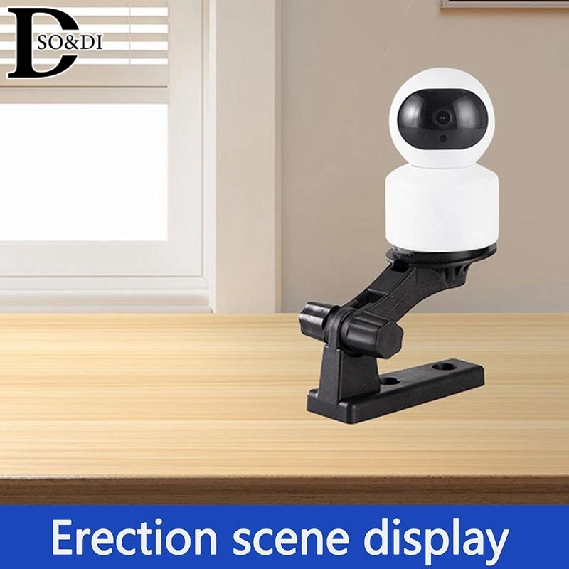 1Pcs Wall Mount Punch-free Bracket For Camera ABS Plastic Support Stand Base For Cloud Camera Security Surveillance Accessories