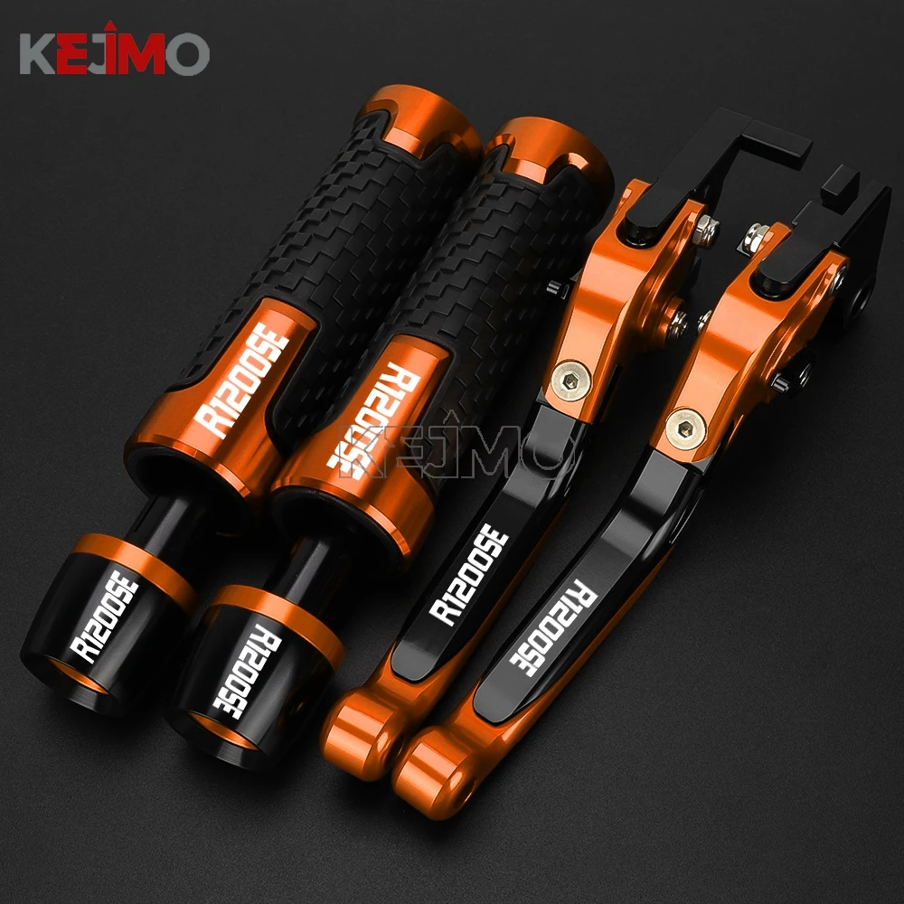 

Accessories Motor Brake Clutch Levers Non-slip Handlebar knobs Handle Hand Grips Ends For BMW R1200SE R1200 SE r1200 2010 - 2018
