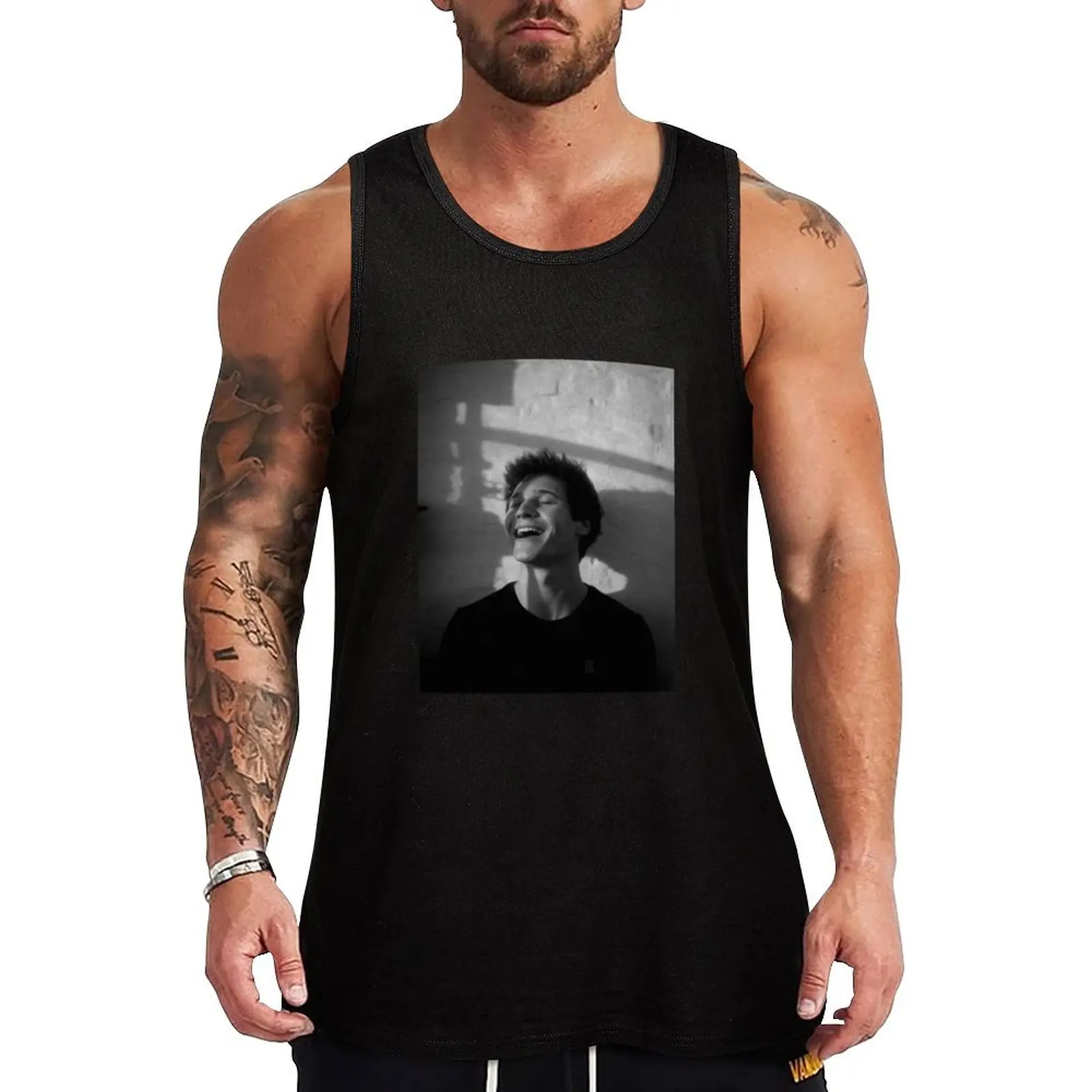 Wincent Weiss Smile Tank Top Gym Training Tank Top Quick Dry Athletic Sleeveless