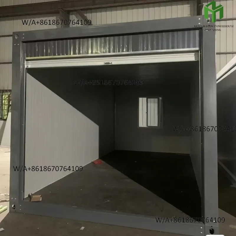 Hot Seller OEM Prefab Tiny Garage House Rank Single Story Prefabricated Factory Seller Flat Pack Container Home