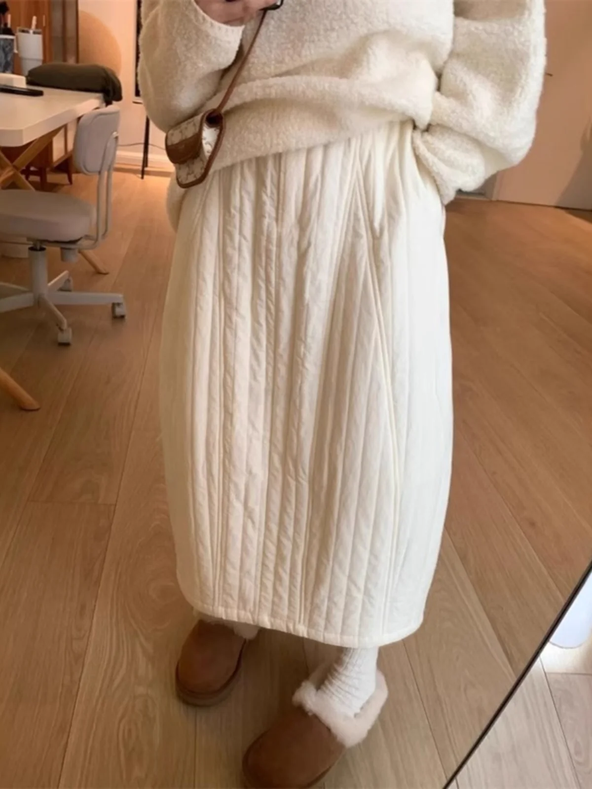 

Высококачественная хлопковая юбка-бутон f, женская универсальная свободная юбка небольшого размера, однотонная хлопковая юбка, художественная юбка...