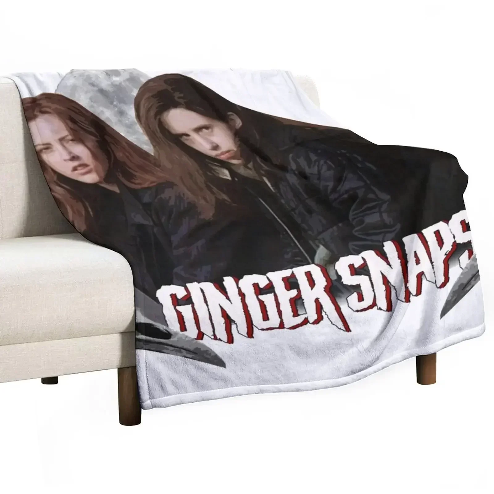 Ginger Snaps - The Fitzgeralds Silently Judging You Throw Blanket Giant Sofa Hairys Warm warm winter Blankets