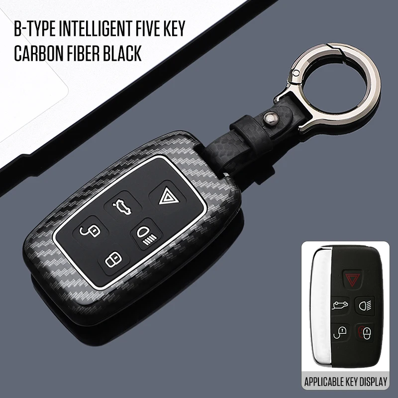 

Чехол для автомобильного ключа из ABS-пластика для Land Rover Range Rover Sport Evoque Velar Discovery 5 Jaguar XE XF E-Pace F-Pace A9 A8 X8 XJ XFL XJL