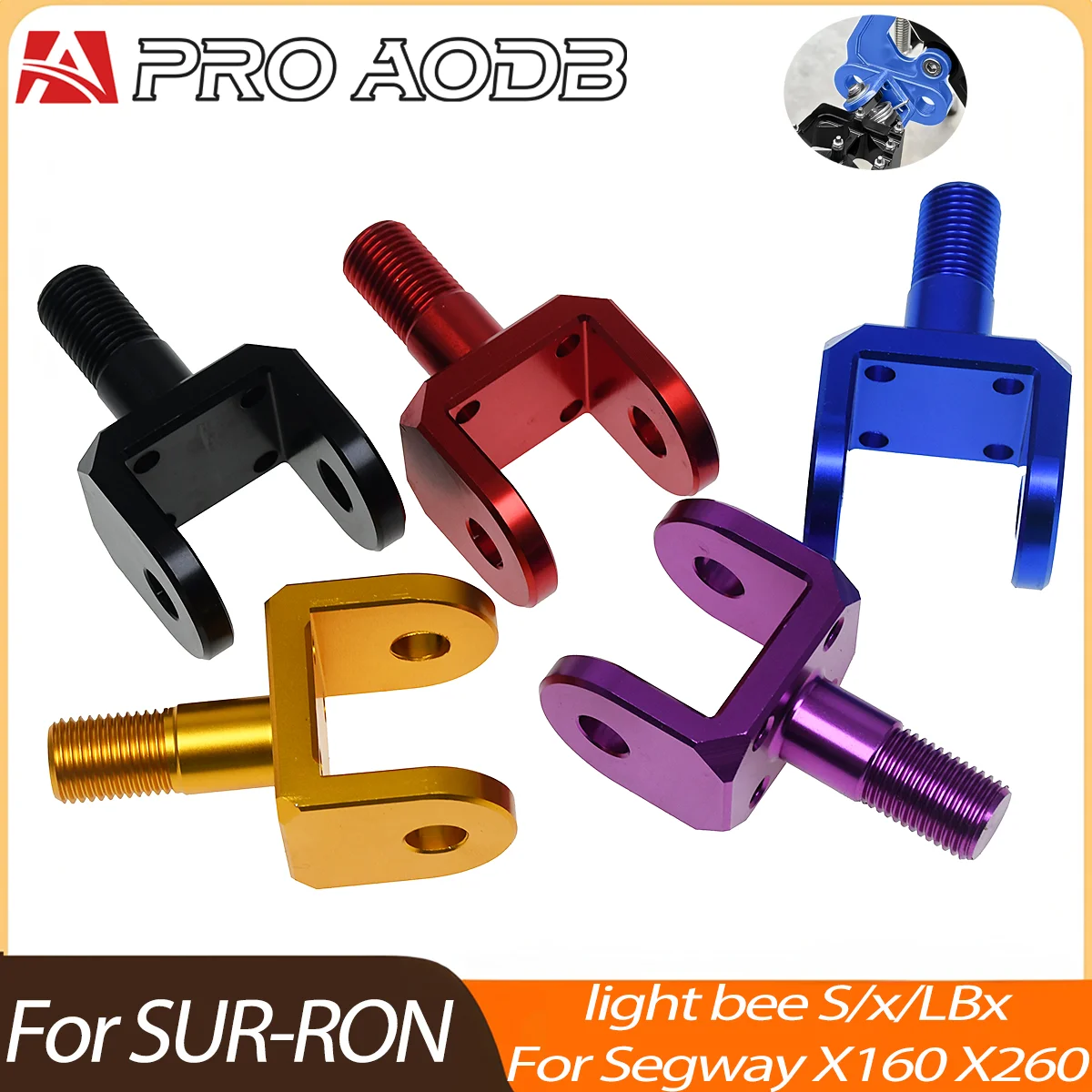 Image of Für Sur-Ron Sur Ron Surron Light Bee X & Light Bee S Universelle CNC Elektromotorrad Fußrasten Halterung