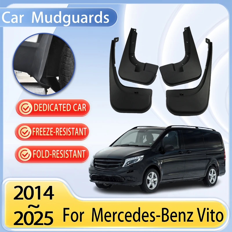 

Car Mudguards Parts For Mercedes Benz Vito W447 2020 2014~2025 Mudflap Tool Splash Fender Flare Cover Guard Auto Mud Accessories