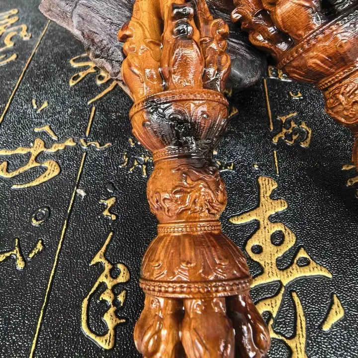 double-sided exquisite lightning wood carving, Three Clear Taboos and Five Thunder Orders General Summoning Wanling Token