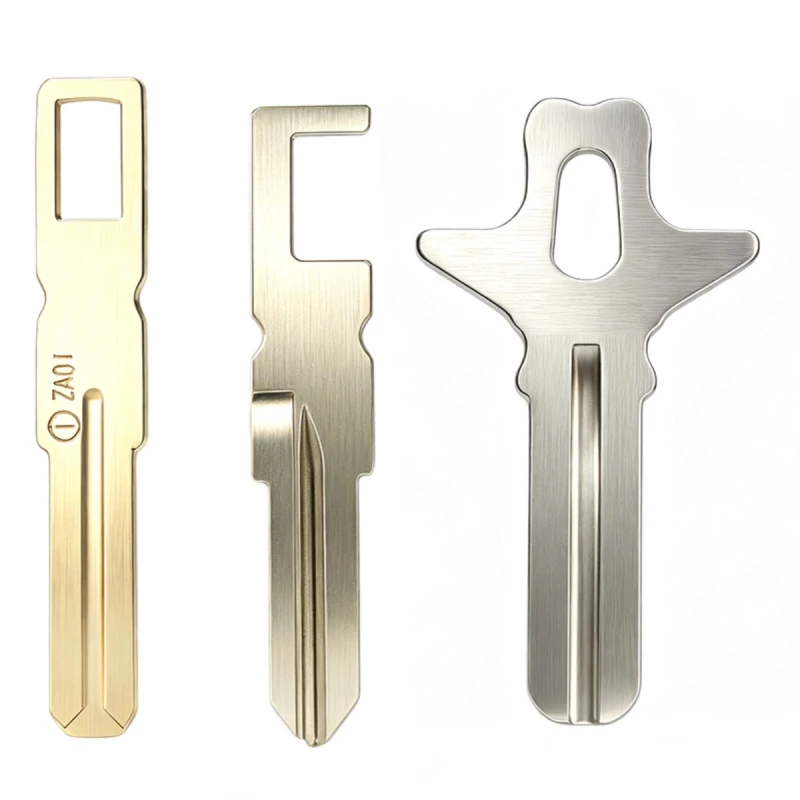 Motorcycle Key Blanks for Multiple Vehicle Series & Models - Match Teeth According to Picture