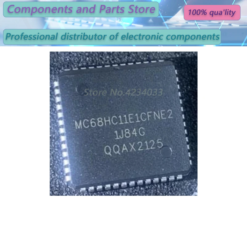 1PCS  MC68HC11E1CFNE2  MC68HC11E1CFNE  MC68HC11E1CF  PLCC  new100%  MC68HC11E1CFNE2