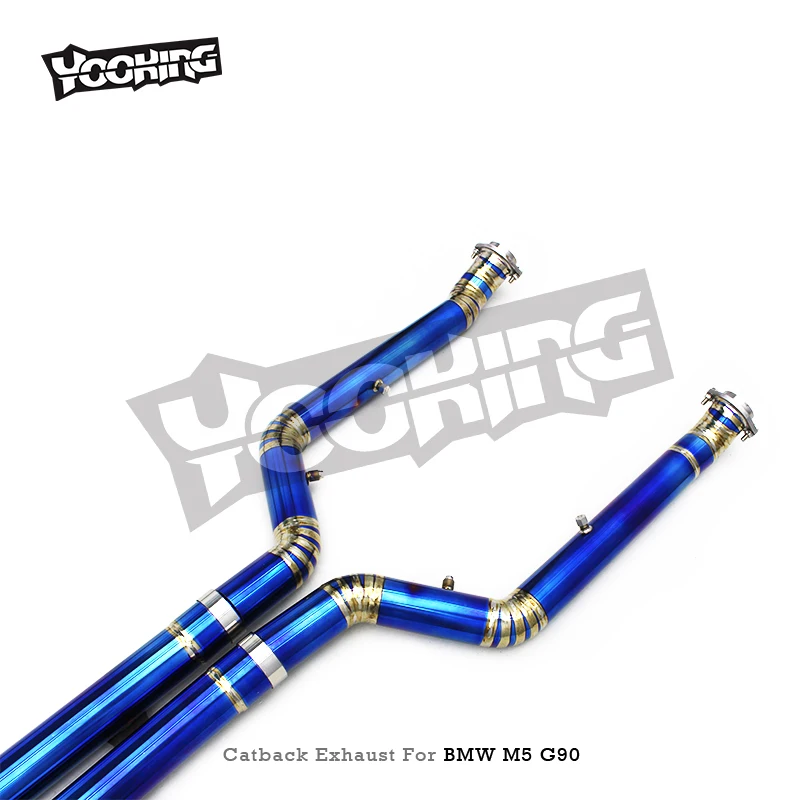 Custom Valved Exhaust Catback System For BMW G90 M5 M6 G99 LCI 4.4T 2024-2025 With OPF Titanium Pipes Muffler Remote Control