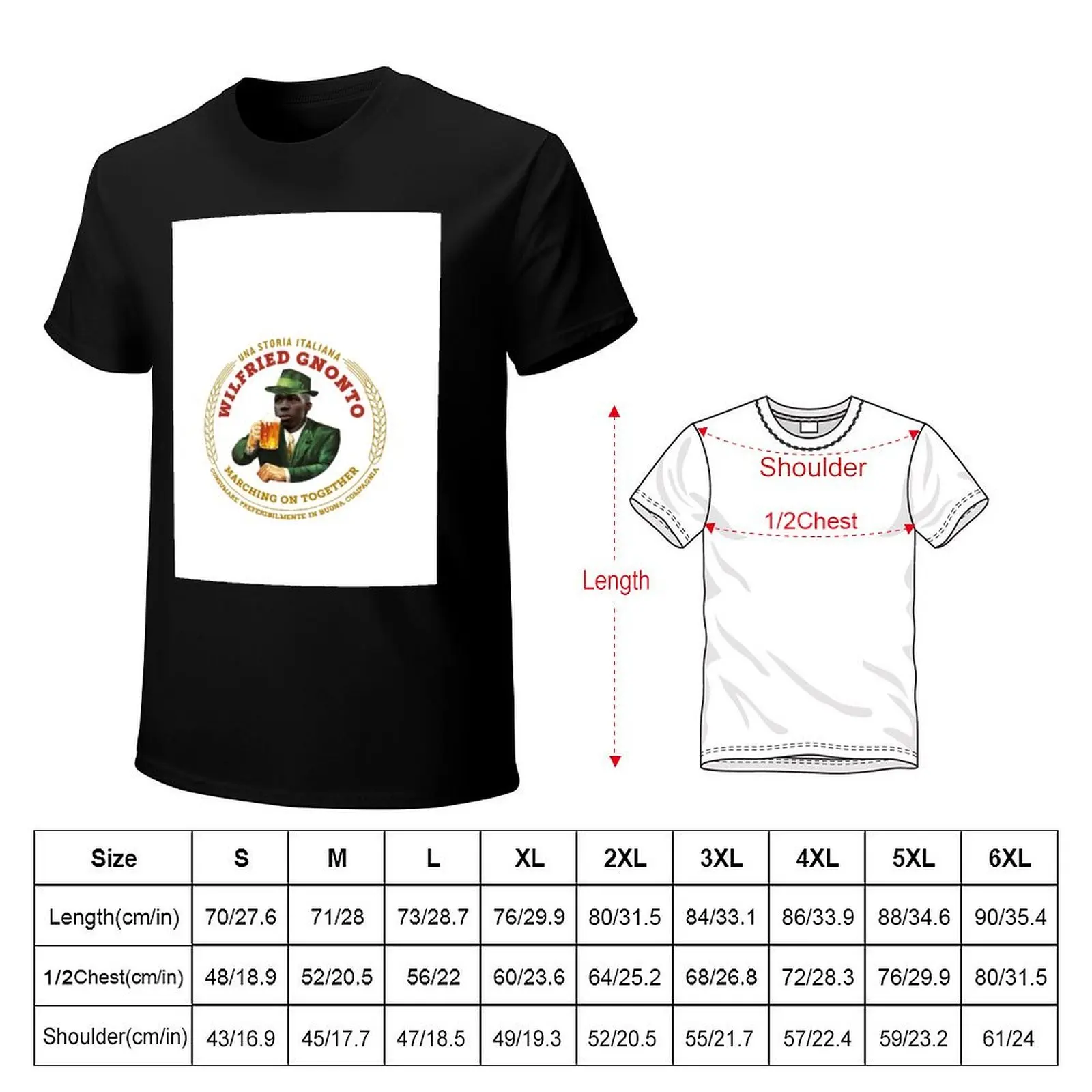Willy Gnonto Moretti T-Shirt Work Style Casual T-Shirt