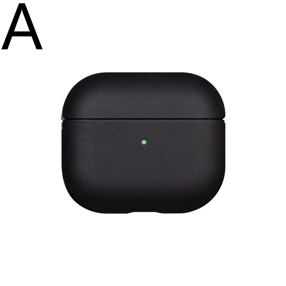 2024 Protective Case For AirPods 4 4th Leather Case Full Grain Cowhide Earphone Cover Anti Drop High Quality Protective Sle R6S4