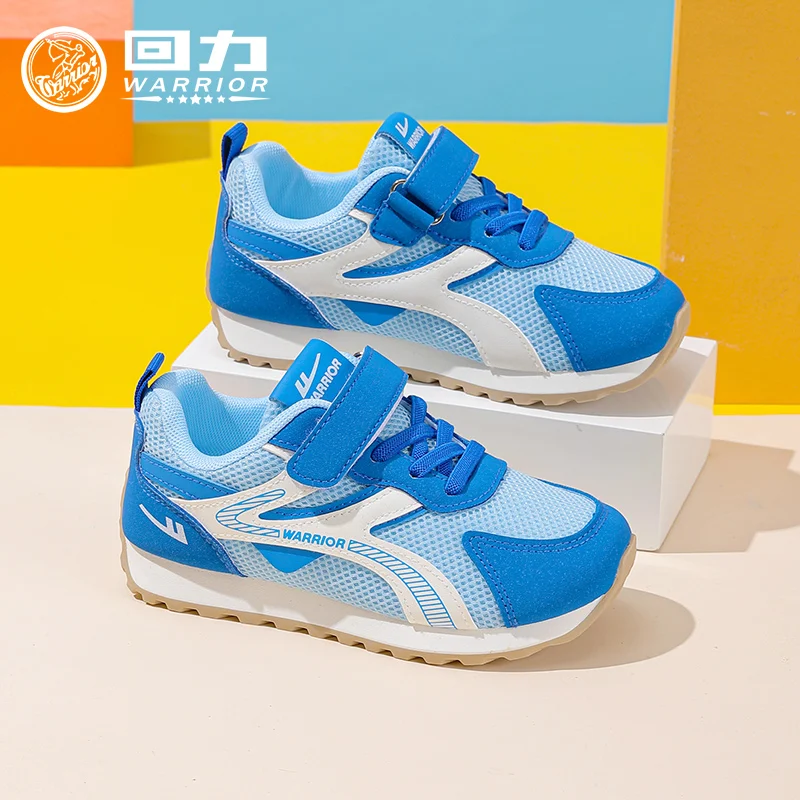 

WARRIOR 2025 New Autumn Children Anti-Slippery Mesh Casual Shoes Boys Girls Breathable Sneakers for Kid Sport Shoes