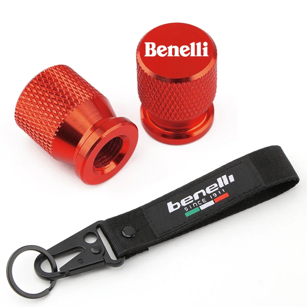 Motorcycle Keychain & Tire Valve Cap For Benelli TRK 702 502X TNT 125 300 600 BJ500 Leoncino 250 500 Tornado 252r 302r402r 552r