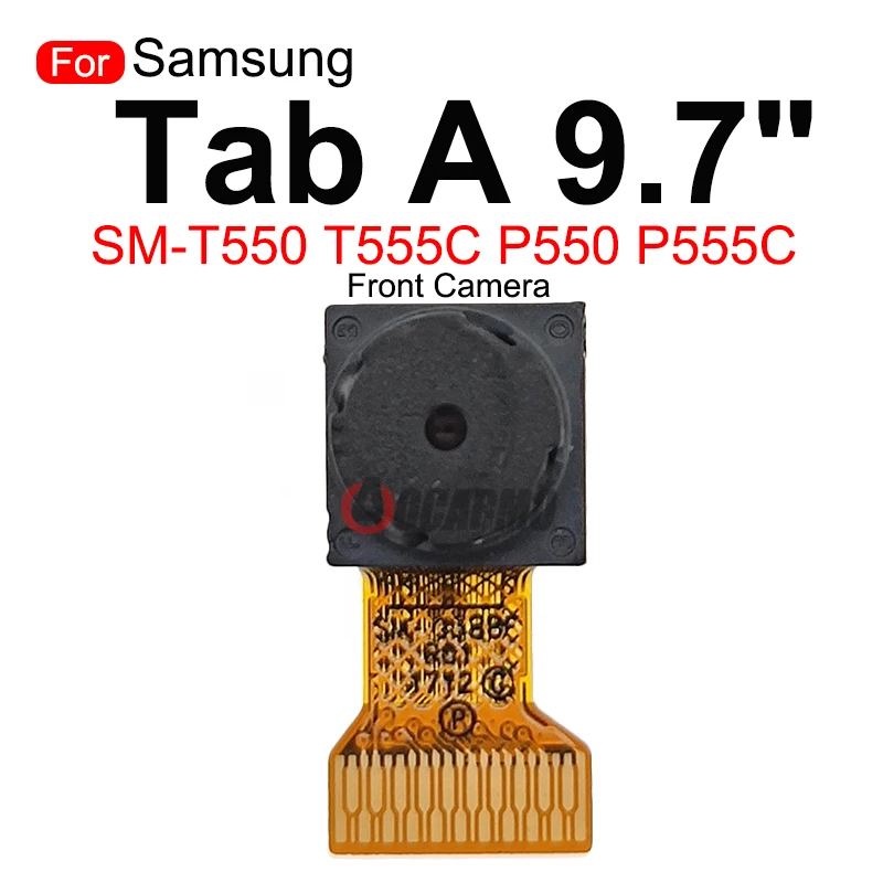 For Samsung Galaxy Tab A 9.7 inch T555C Front Facing And Back Big Camera Flex Cable Repair Replacement Part SM-T550 P5550 P555C