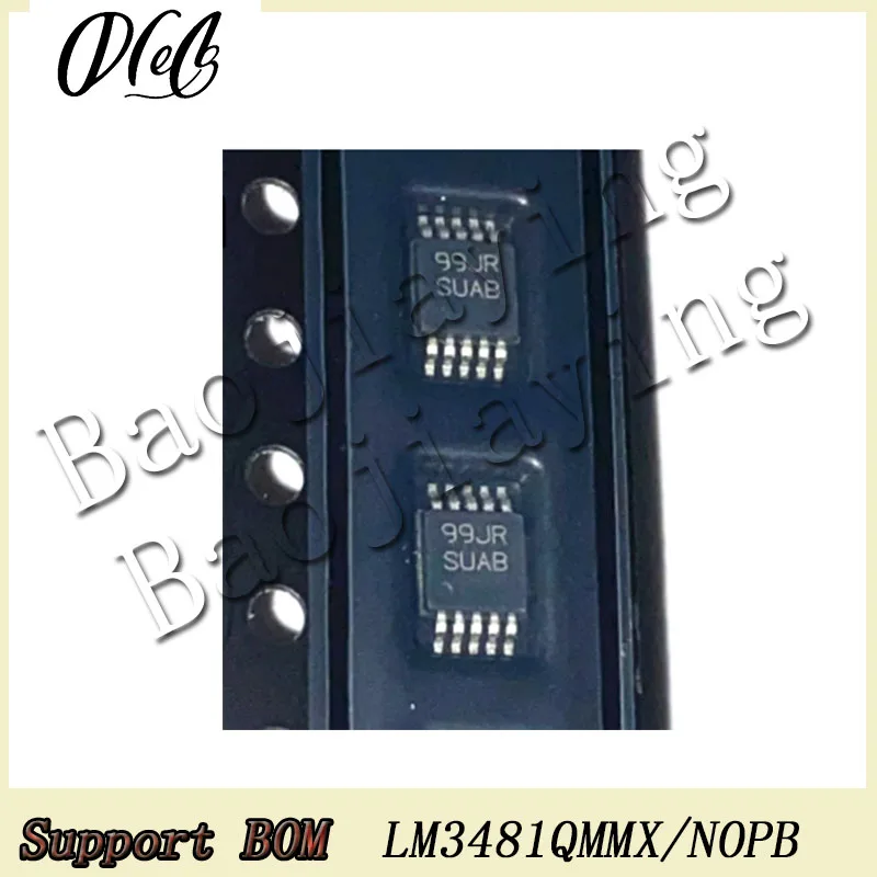 5PCS/Lot LM3481QMMX/NOPB LM3481QMM LM3481 MARK SUAB MSOP10 Chip For Automotive computer board