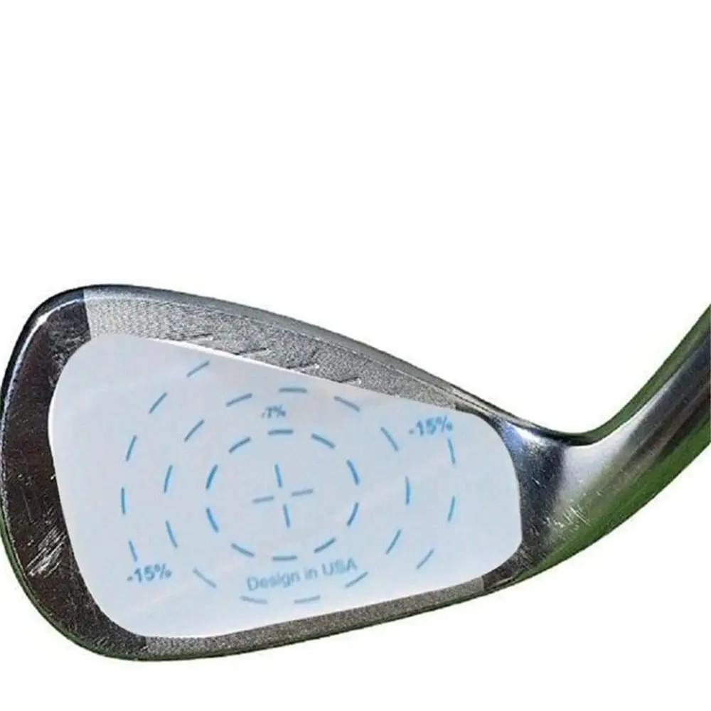 Golf Driver Impact Tape Labels Golf Impact Stickers for Swing Training Irons Putters and Woods Golf Training Practice Aid Labels