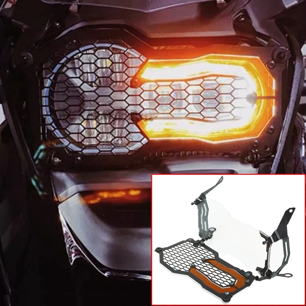 

R 1250 GS For BMW R1250GS 2019-2021 Motor Headlight Protector cover grill Cover for R1250GS ADV 2018-2021 2020 2019 r1250gs adv