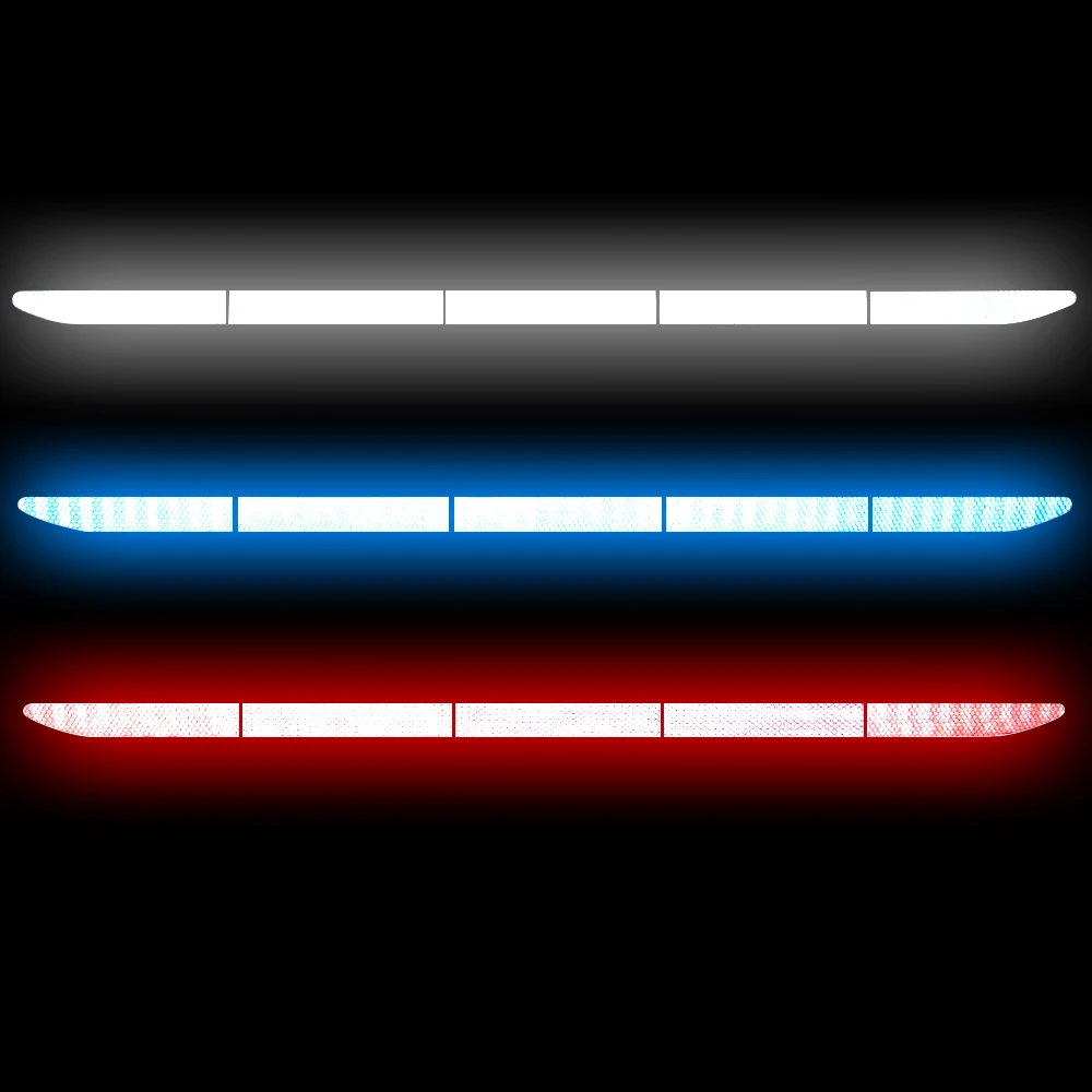 Car Reflective Sticker Warning Safety Tape Car styling for peugeot 206 207 307 308 407 508 for Mitsubishi asx lancer outlander