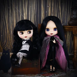 ICY DBS Blyth doll white skin joint body colorful hair matte face nude doll and set doll dress up game gift fot girl