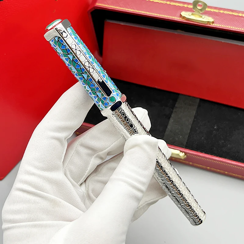 

Yamalang Ca High Quality Green Blue Ballpoint Roller Ball Pen With Serial Number Luxury Stationer Top Gift