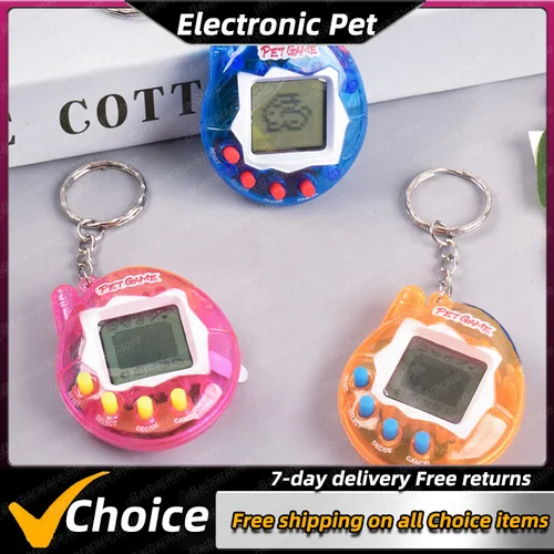 다마고치 전자 애완 동물 선물, 크리스마스 교육용 재미있는 90S 향수 가상 사이버 애완 동물 장난감, 열쇠 고리, 애완 동물 장난감 선물, 신규 판매 