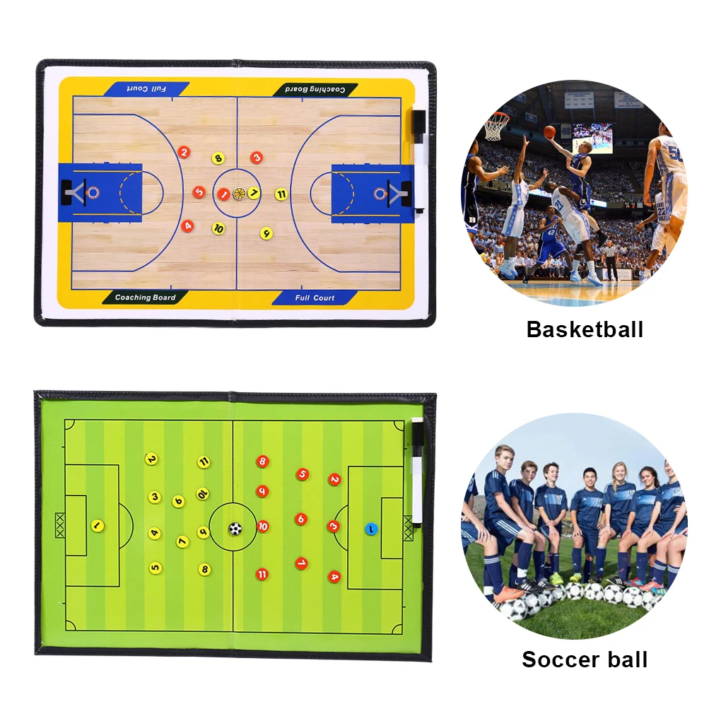

Football Trainer Board Portable And Durable PVC For On Go Training Easy To Carry Tactical Guidance