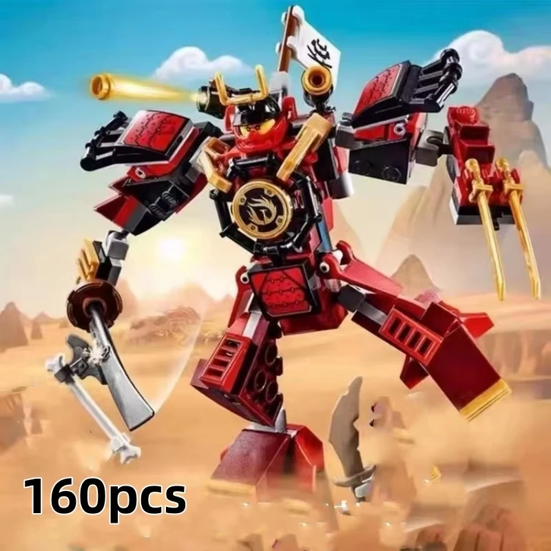 

Out-of-print Ninja series Nia Samurai X Mecha Boys Assembling building blocks Toys Children's Birthday Christmas gifts