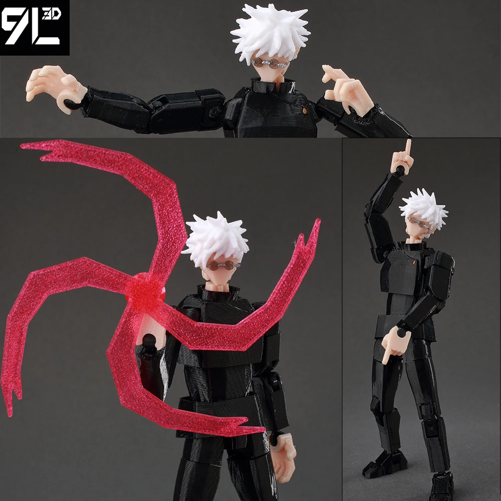 

9L3D многосуставная шарнирно-сочлененная фигурка-пустышка13T13 Strongest Curse Master Gojo Satoru, ограниченная серия, фигурка для фильма, игрушка