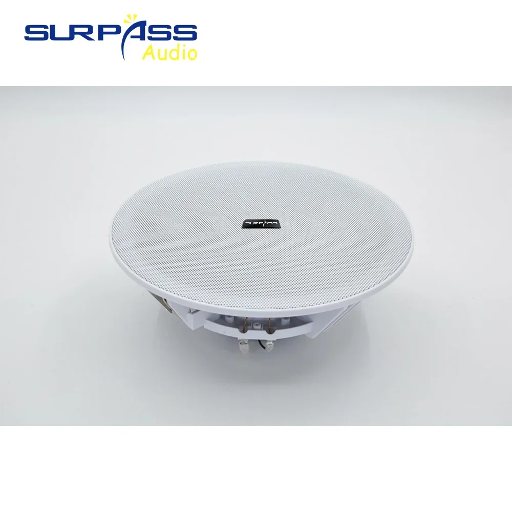 Smart Home Audio Sound System 8 Inch 8ohm 20W Passive Frameless Ceiling Speaker Full Range for Terrace Residential Bedroom