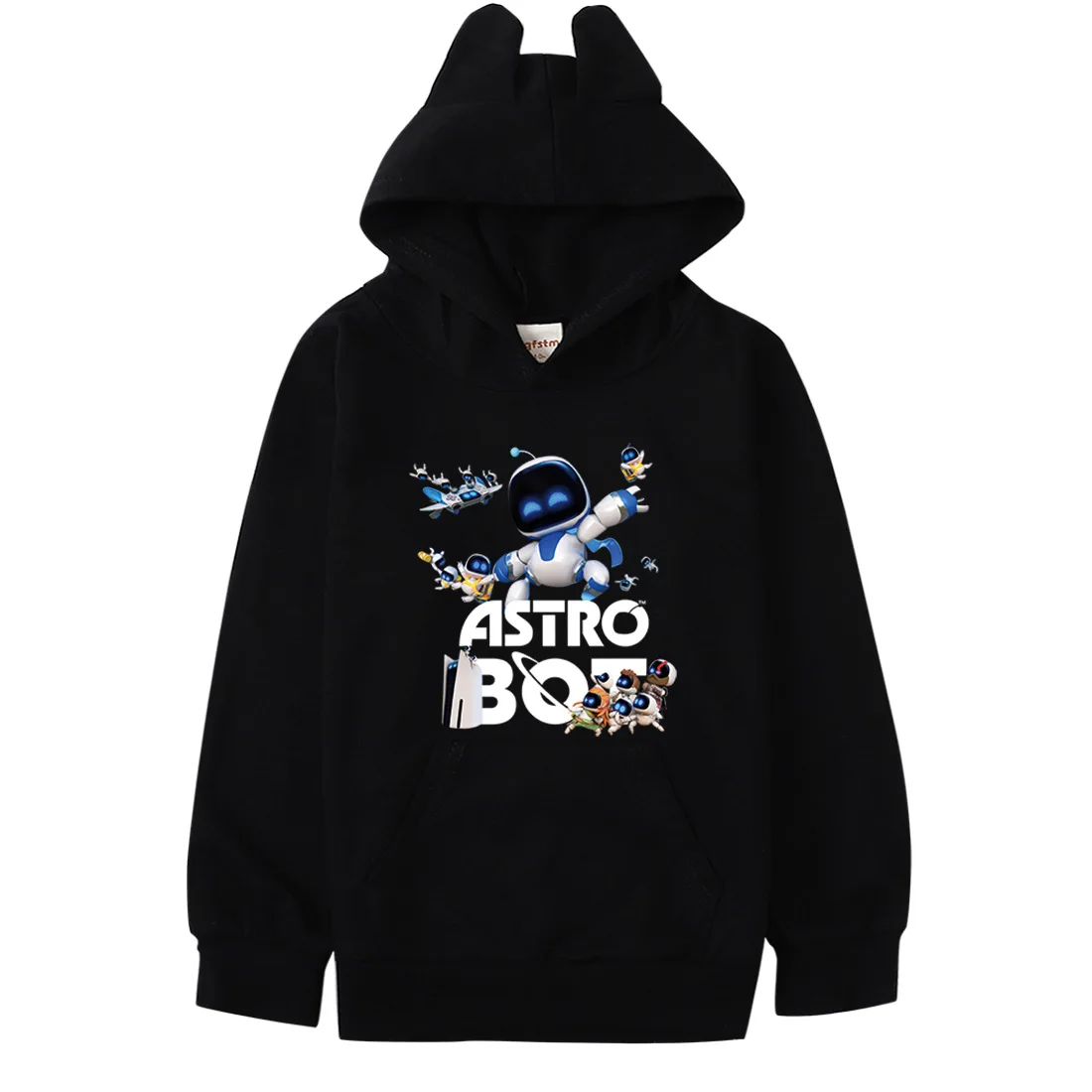 ASTRO BOT Hoodie Kids Comic Graphic Sweatshirt Teenager Boys Fashion Streetwear Baby Girls Pullover Coats Children Clothing