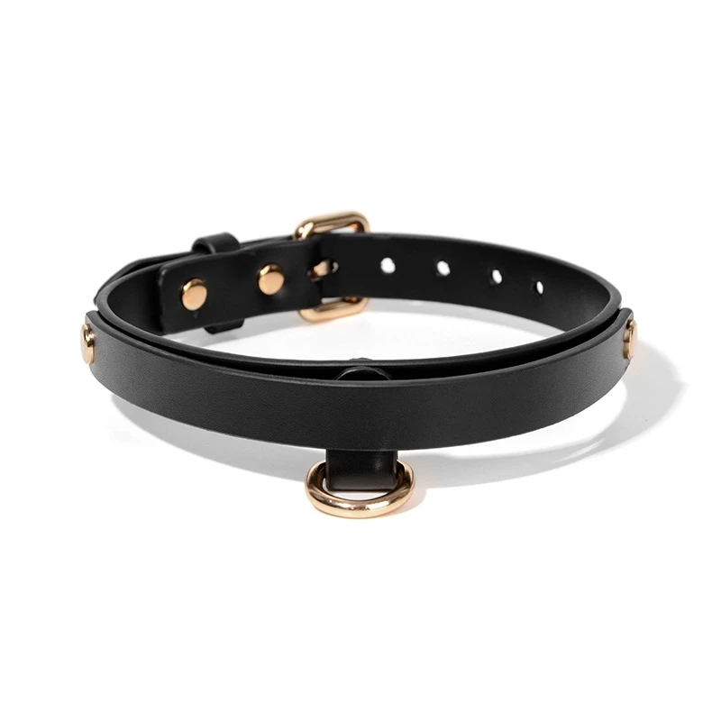 لعبة الجنس زوجين التدريب طوق DIY إلكتروني متعة يمزح أدوات جلد البقر طوق الإناث زوجين لعبة بديلة لوازم التدريب L107