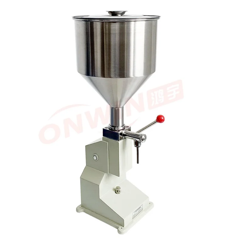 Versatile Semi-Automatic Pneumatic Filling Machine A03 for Liquid Paste Sauce Oil Bottle Filling