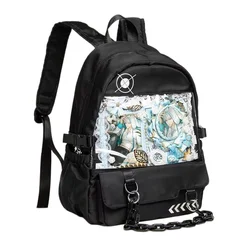 JIAERDI Ita Bag New Popular Transparent Backpack For Women Fashion Trendy Display School Bag Female Canvas Rucksack Bolsas Сумка